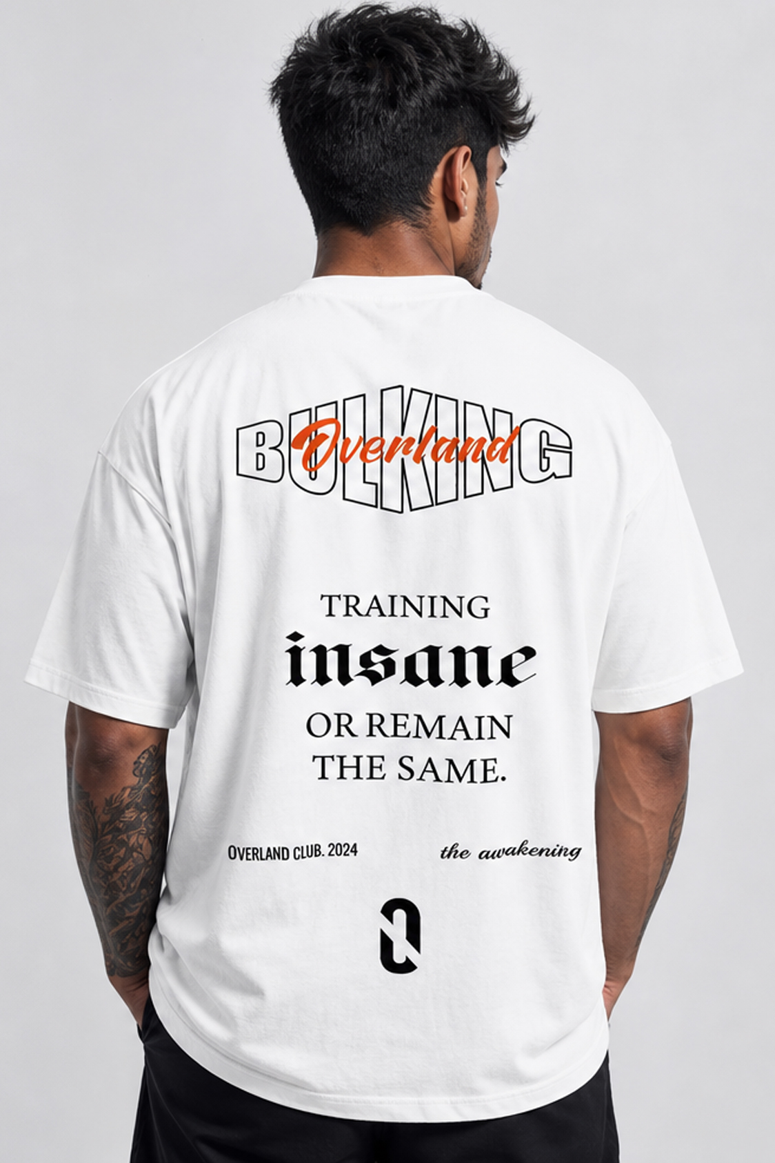Overland Club “Bulking” Oversized Tee – White
