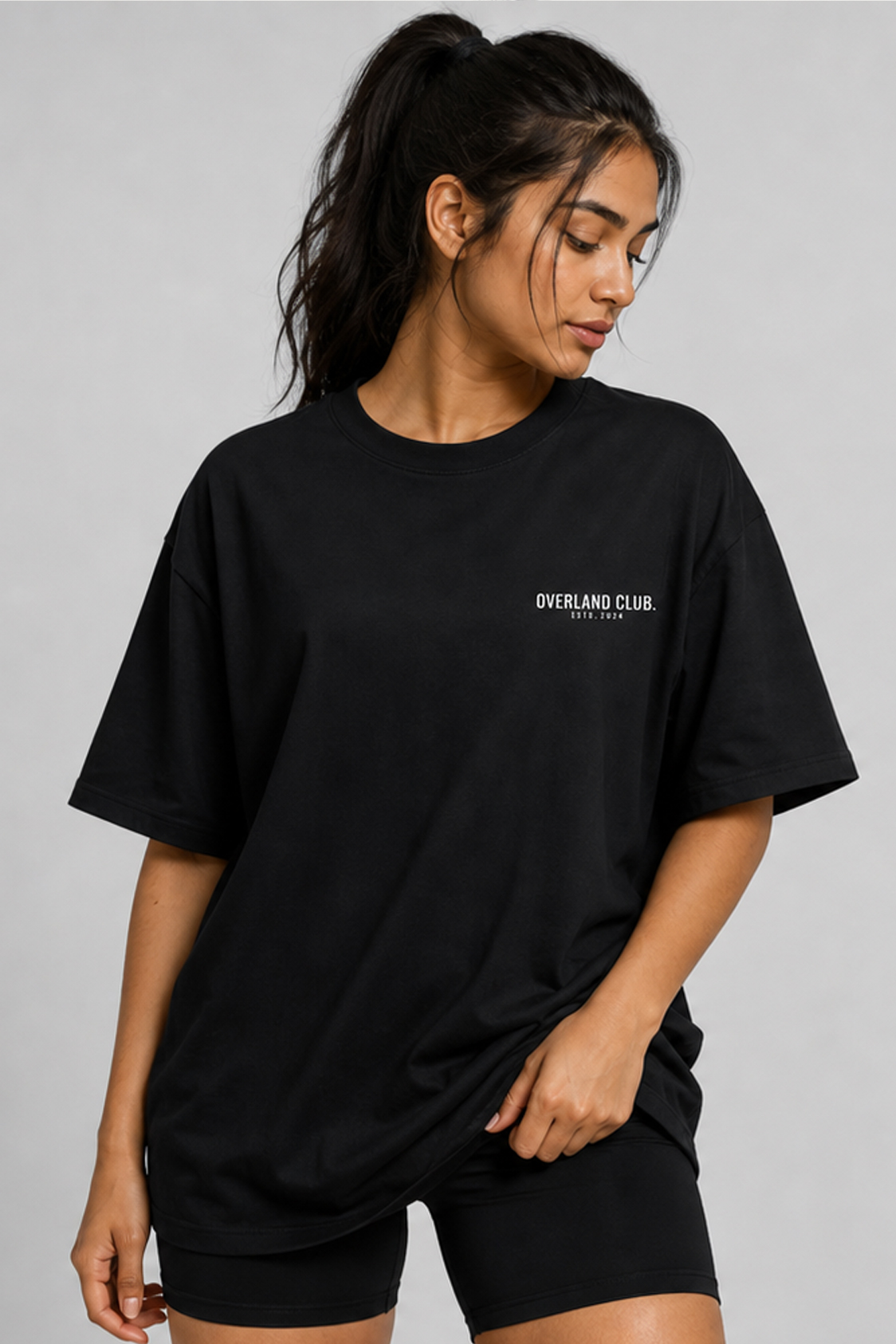 Overland Club “Training Club” Oversized Tee – Black - Image 5